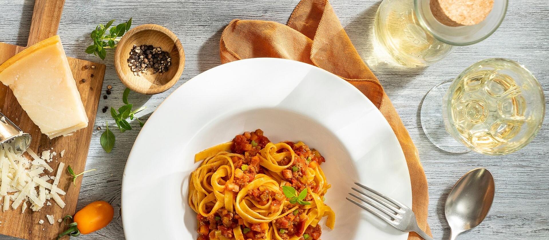 Tagliatelle al ragù bolognese