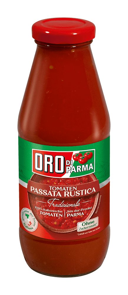 Passata Rustica in Glasflasche von ORO di Parma 400ml