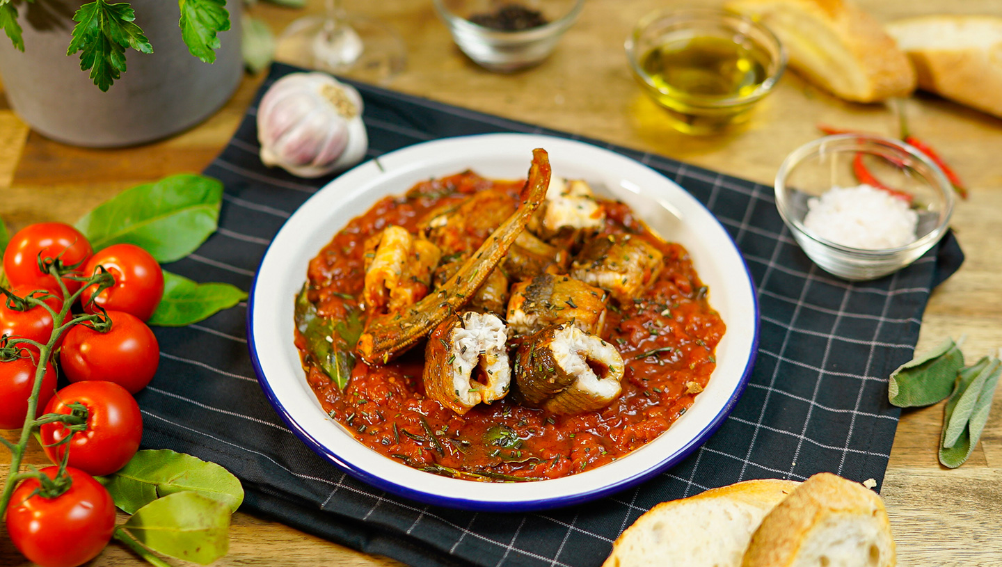 Aal nach Art von Bisentina 